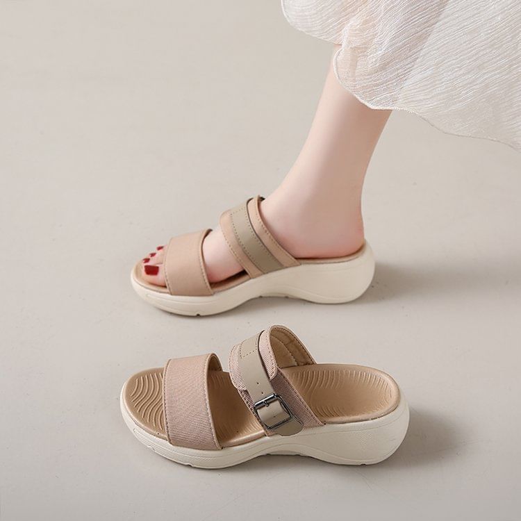 Heel Slide Sandals Wedge