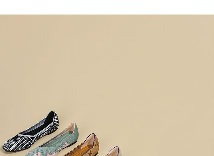 Square Toe Flats