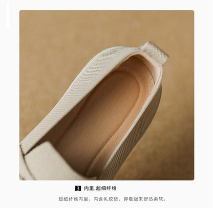 Sample Faux Pearl Platform Slip-Ons