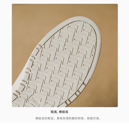 Sample Faux Pearl Platform Slip-Ons