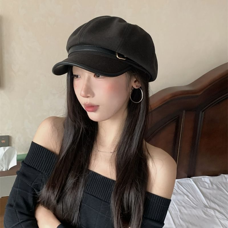 Plain Newsboy Cap