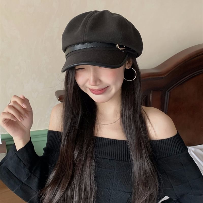 Plain Newsboy Cap