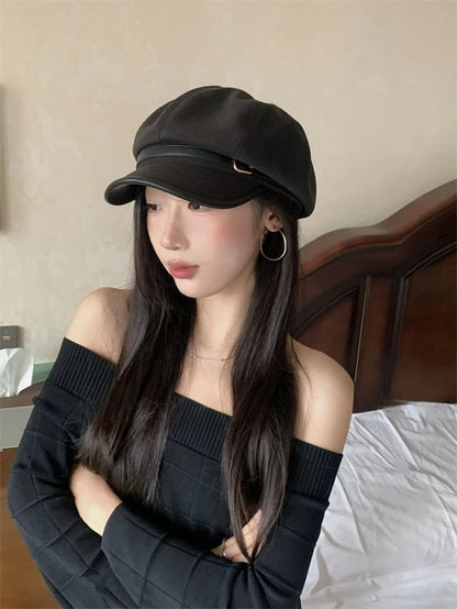 Plain Newsboy Cap