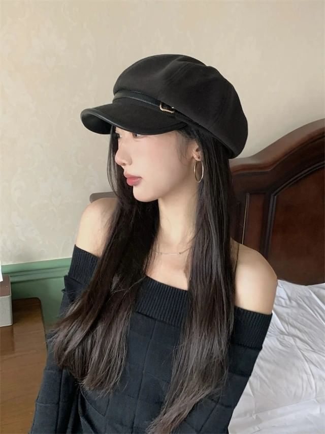 Plain Newsboy Cap