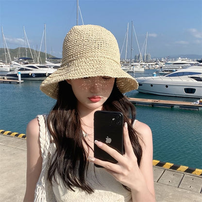 Straw Hat Cloche