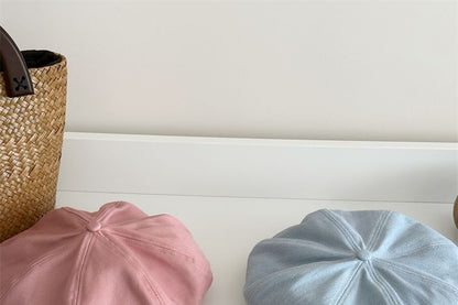 Denim Lettering Beret
