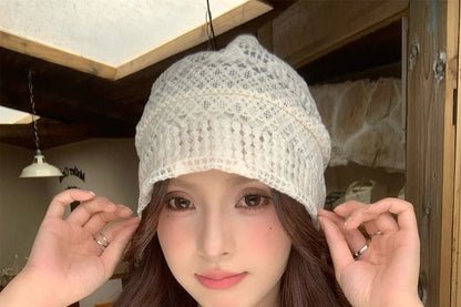 Beanie Slouch Lace