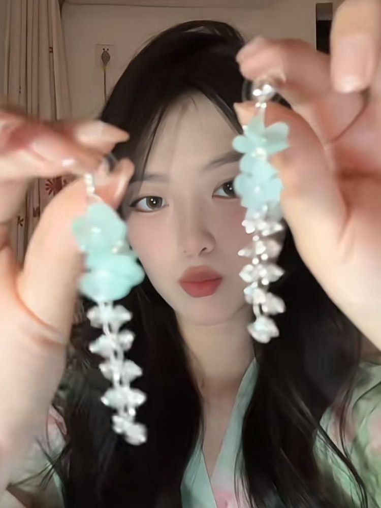 Floral Alloy Earring Bead Dangle