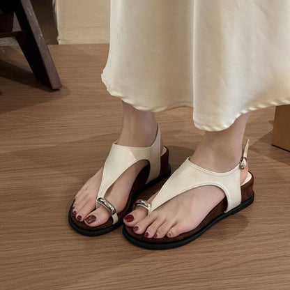 Toe Wedge Loop Sandals
