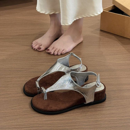 Toe Wedge Loop Sandals