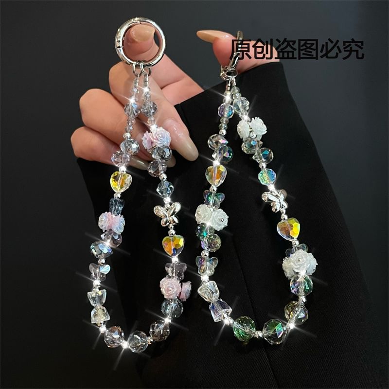 Lanyard with Pad Phone Flower