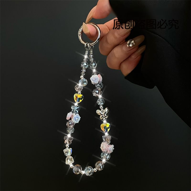 Lanyard with Pad Phone Flower