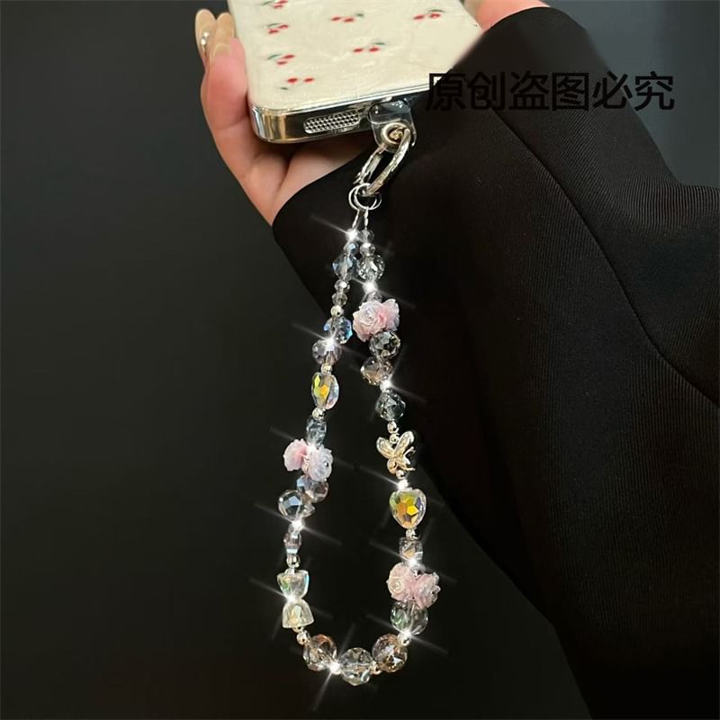 Lanyard with Pad Phone Flower