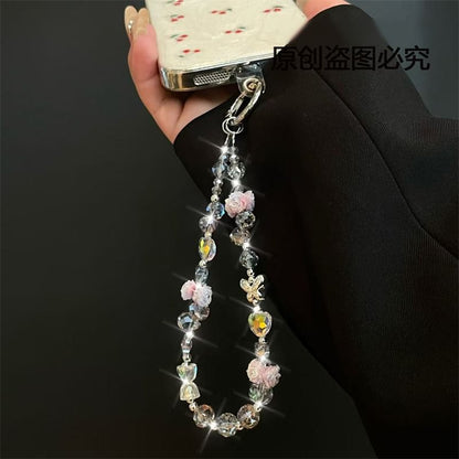 Lanyard with Pad Phone Flower