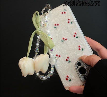 with Lanyard Phone Pad Flower