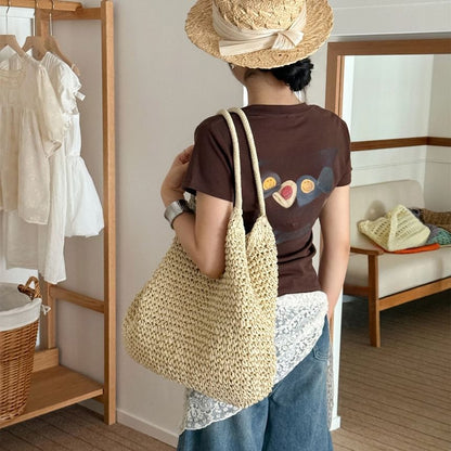 Bag Tote Straw Plain