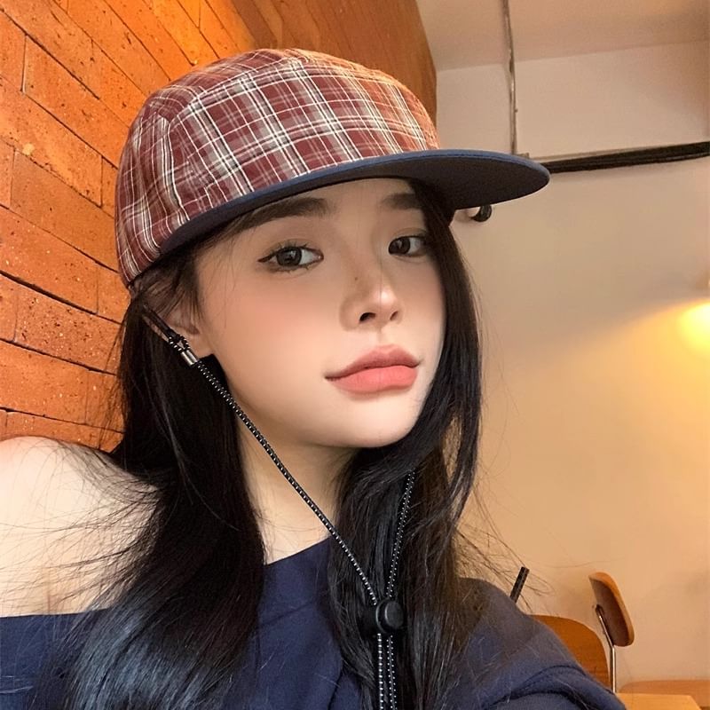 Plaid Baseball Cap
