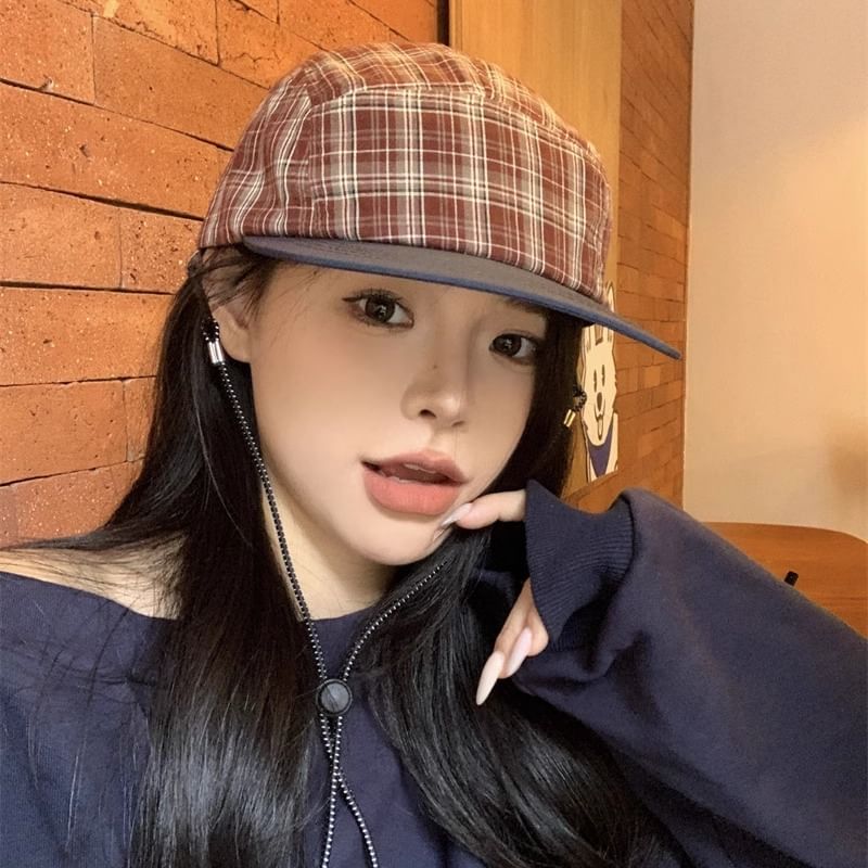 Plaid Baseball Cap