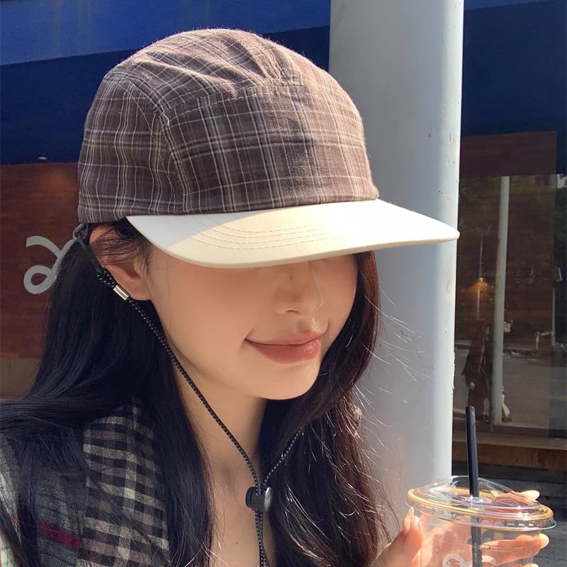 Plaid Baseball Cap