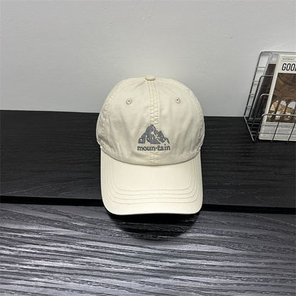 Baseball Cap Mountain Embroidered