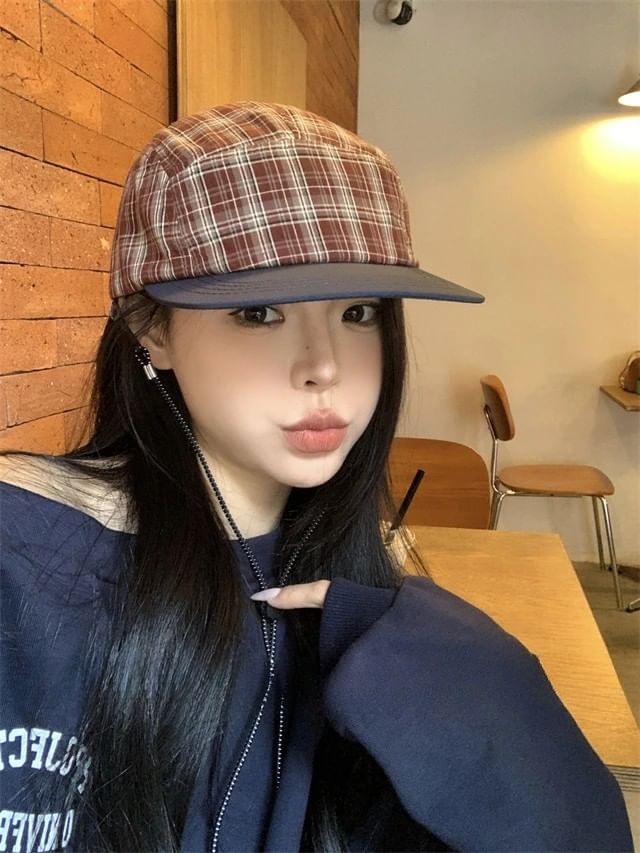 Plaid Baseball Cap