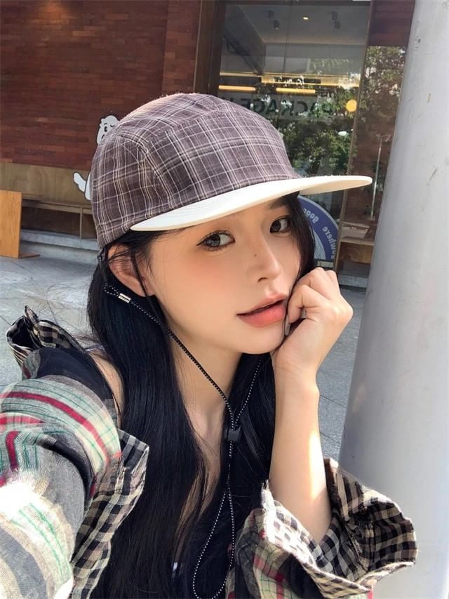 Plaid Baseball Cap