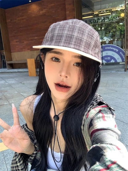 Plaid Baseball Cap