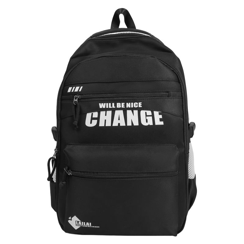 Backpack Two Tone Lettering