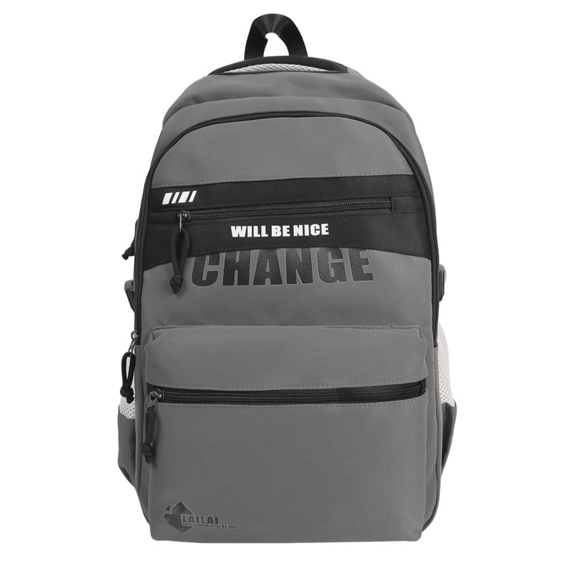 Backpack Two Tone Lettering