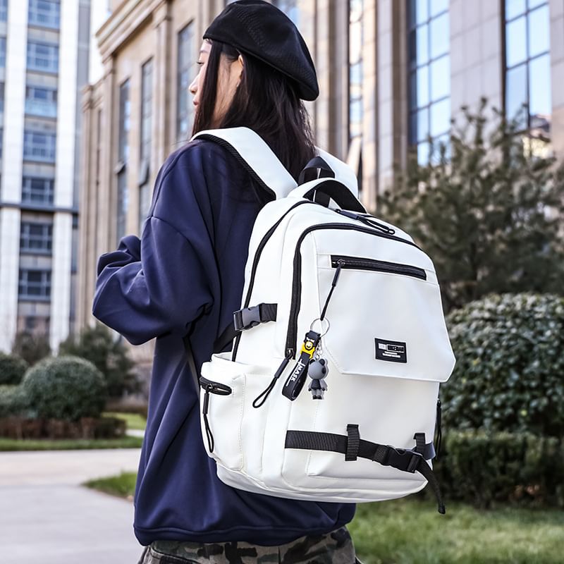 Backpack Charm Set Flap Bag Lettering /