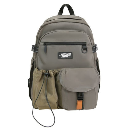 Backpack Contrast Pocket Lettering