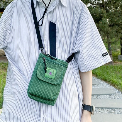 Bag Striped Crossbody Flap