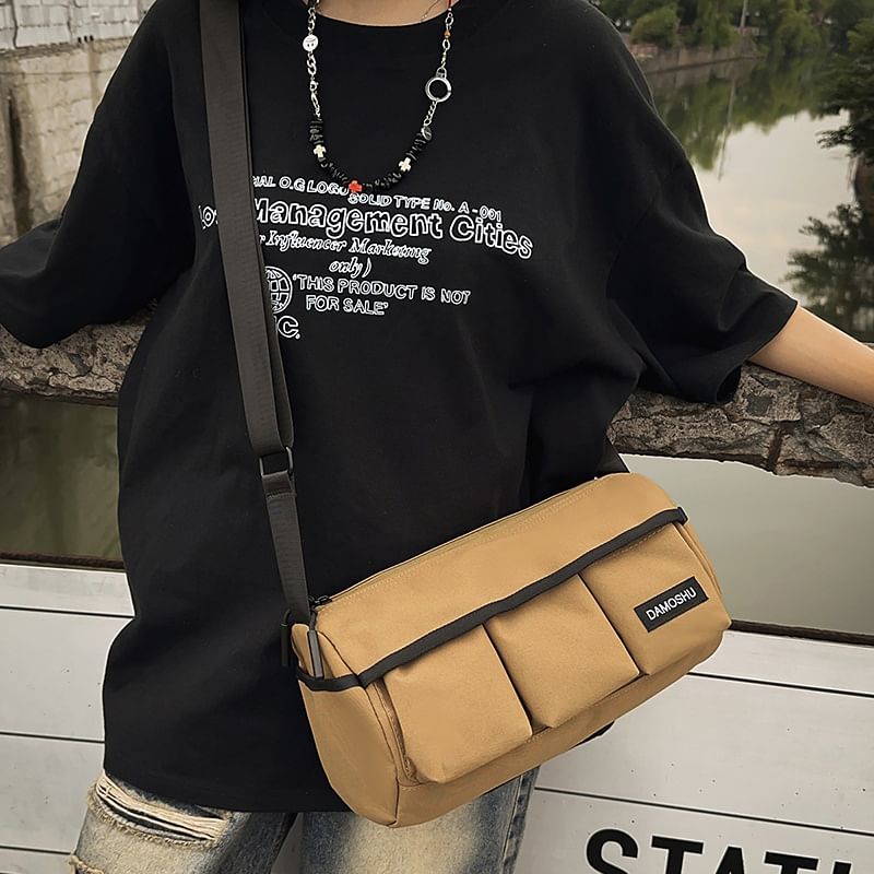 Lettering Bag Crossbody Barrel
