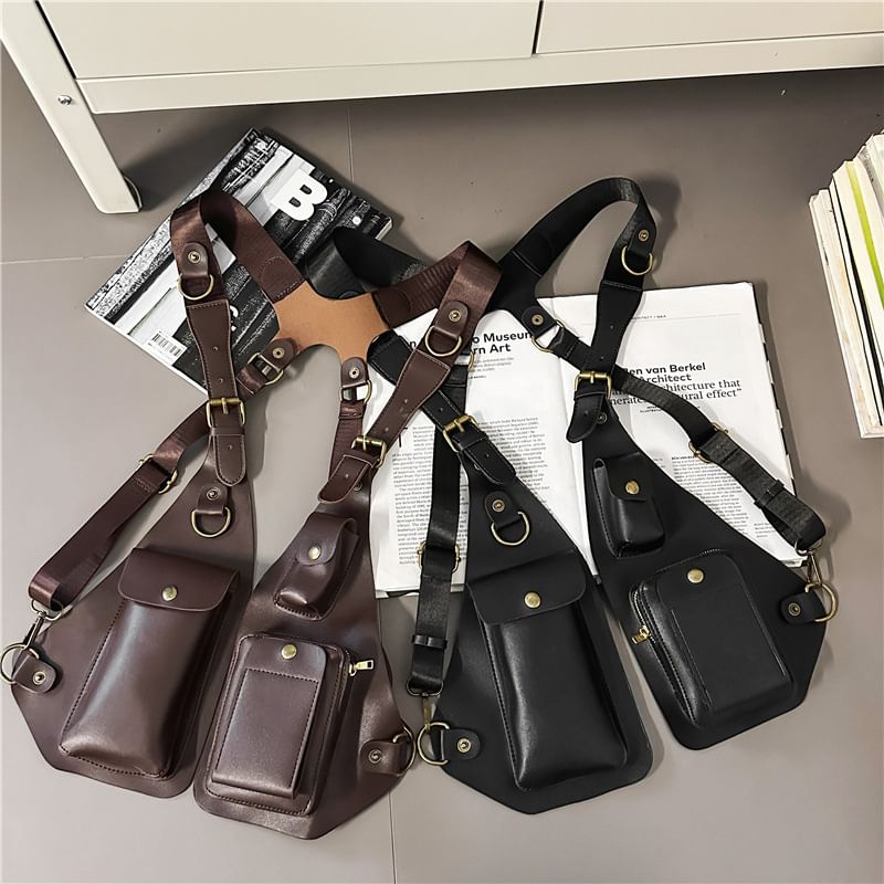 Belt Faux Bag Leather