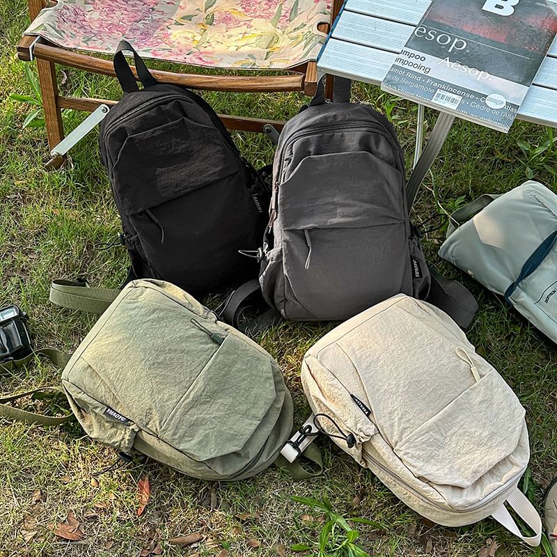 Backpack Plain Nylon