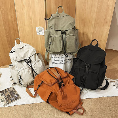 Flap Backpack Plain