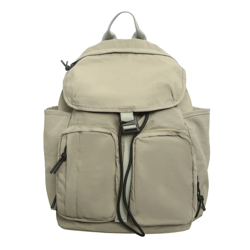 Flap Backpack Plain