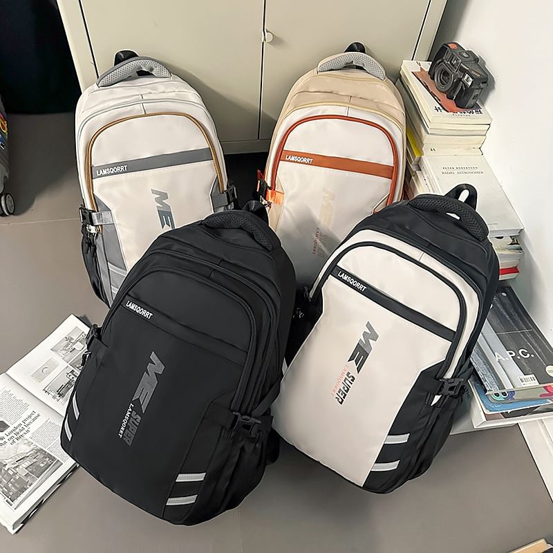 Buckled Backpack Lettering
