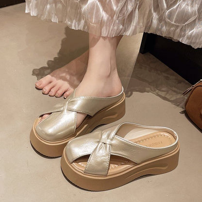 Plain Mules Cross Platform