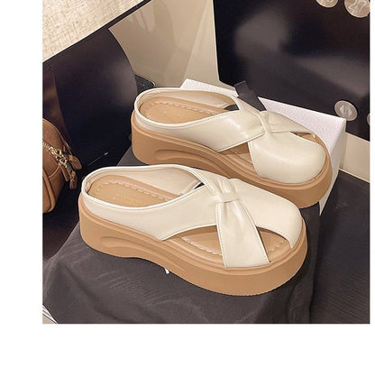 Plain Mules Cross Platform