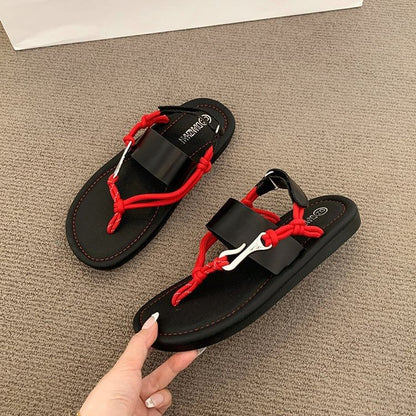 Sandals Buckled Thong