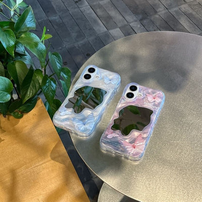 Butterfly Mirrored Case Phone