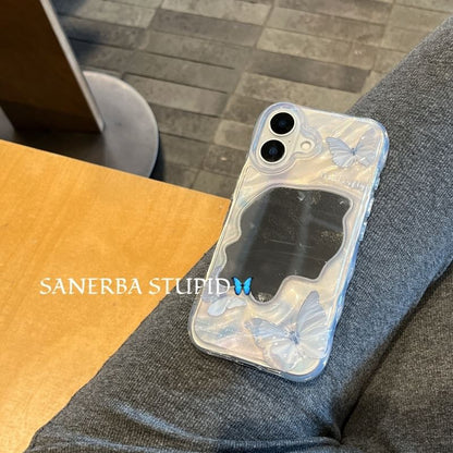 Butterfly Mirrored Case Phone