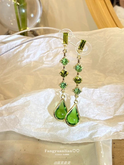 Drop Teardrop Earring Rhinestone