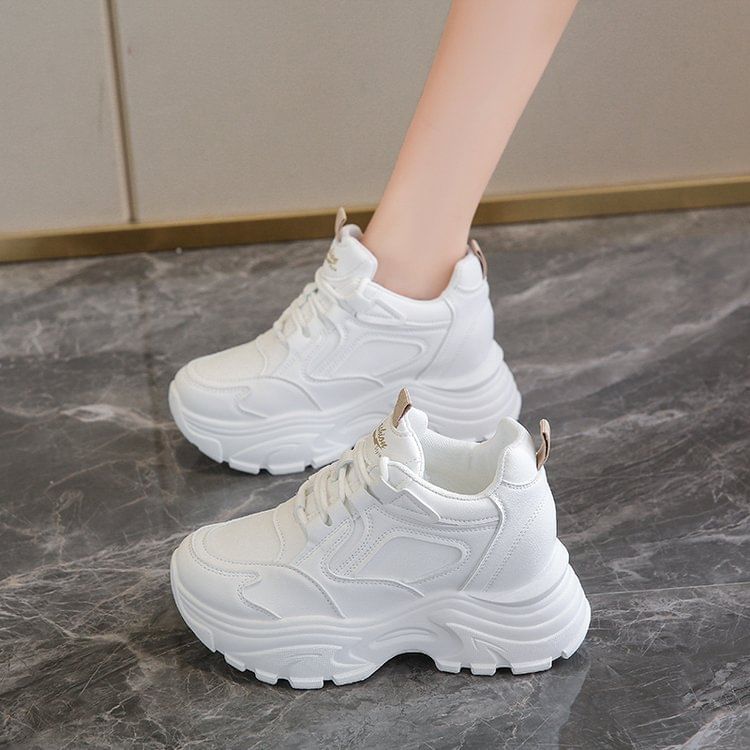 Sneakers Wedge Hidden Panel Platform
