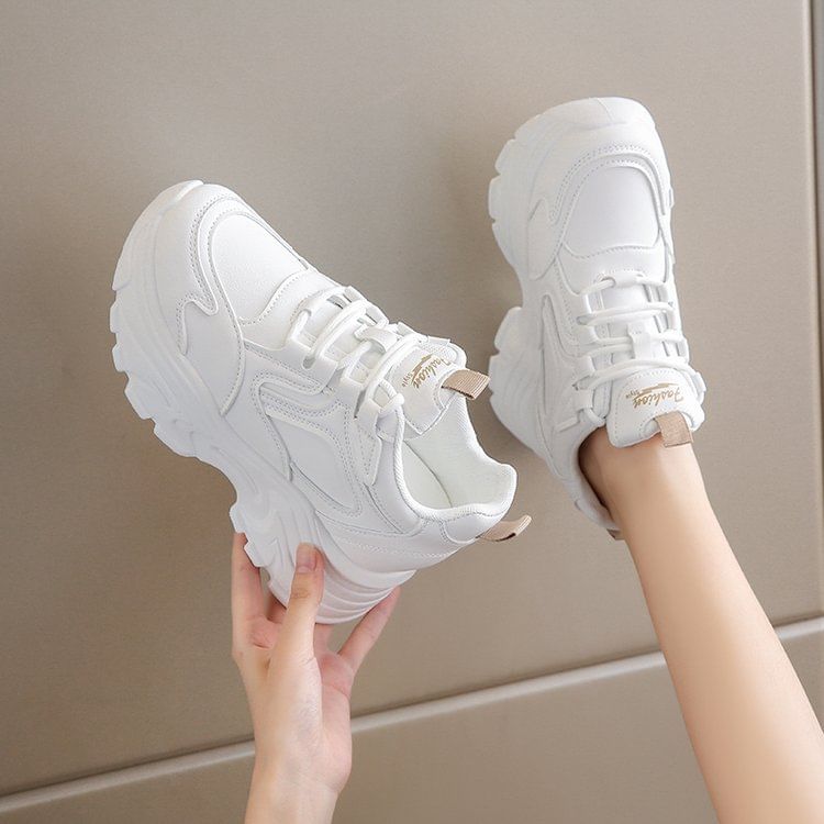 Sneakers Wedge Hidden Panel Platform