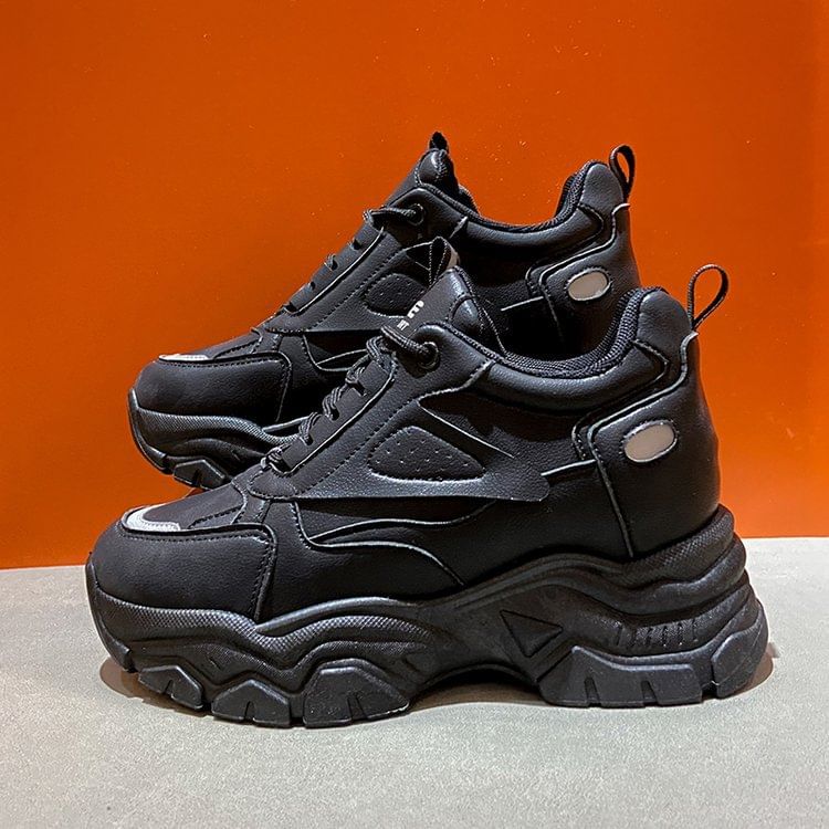 Wedge Panel Hidden Sneakers Platform