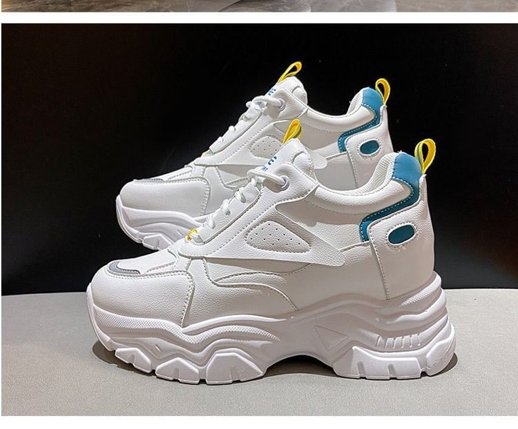 Wedge Panel Hidden Sneakers Platform