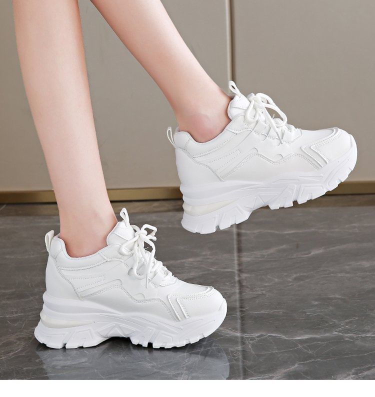 Sneakers Hidden Panel Platform Wedge