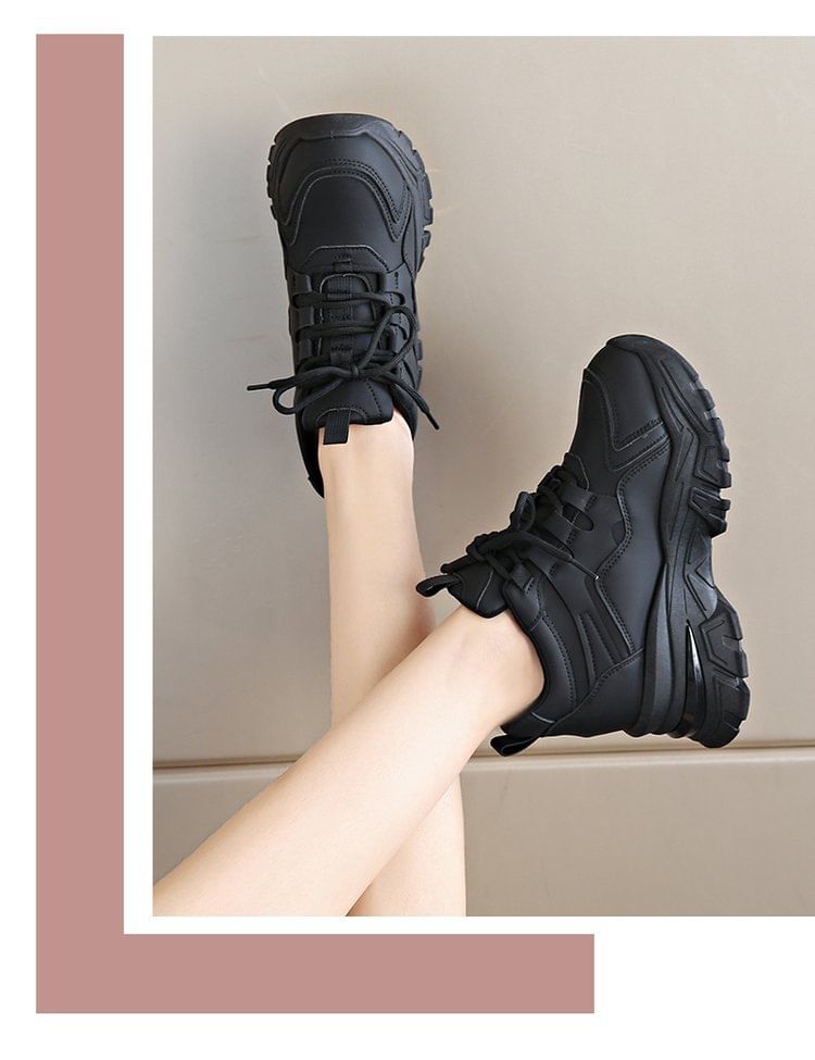 Sneakers Hidden Panel Platform Wedge